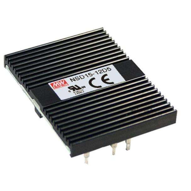 Alimentation à Découpage Mean Well PSD-15B-24 - 15W, 0.6A, Sortie 24V DC - Entrée Large Plage, Protections Multiples